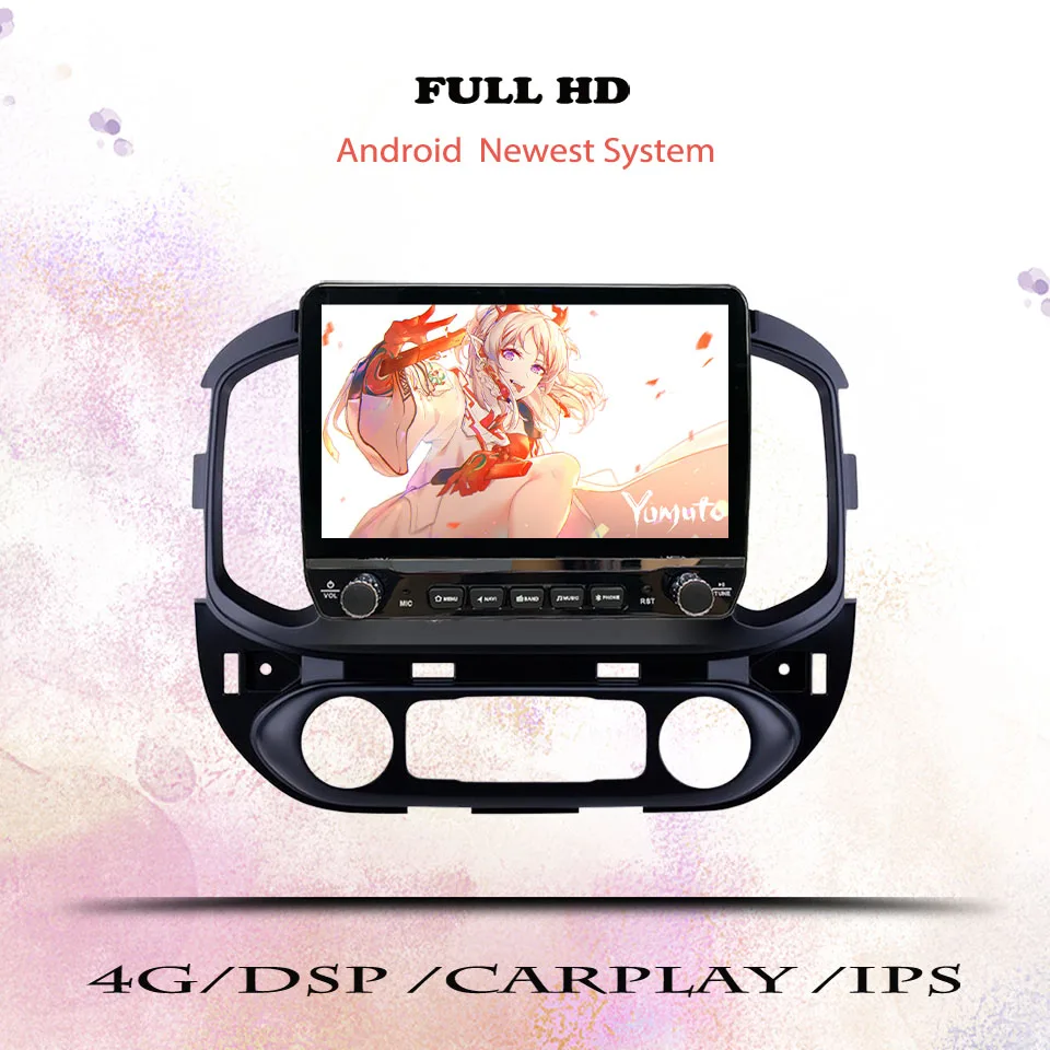 Автомобильная магнитола 10 дюймов AM FM видео стерео DVD-Кассета для Chevrolet Колорадо