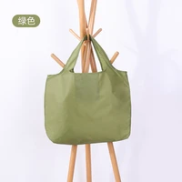 big eco friendly folding shopping bag reusable portable shoulder handbag for travel grocery fashion pocket tote