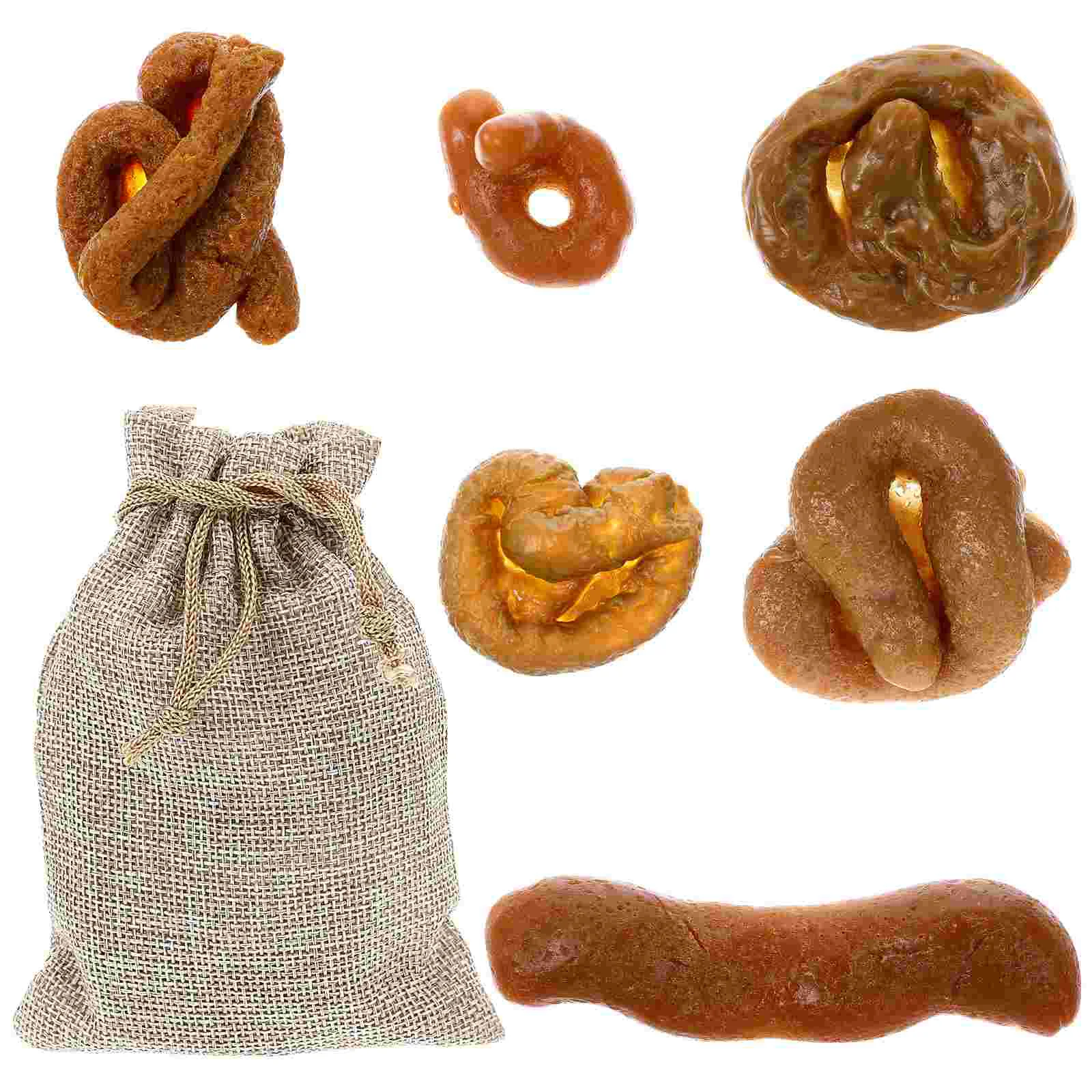 

NUOBESTY 1 Set Prank Plaything Poo Imitation Poo Prop Simulation Poo Toy Festival Prank Tricky Poo Toy Stink bomb Brown hair