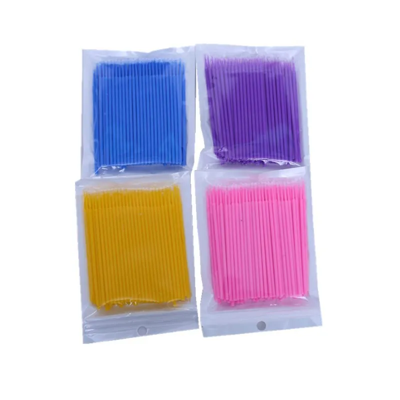 

100PCS Microblading Tattoo Cotton Swab Lint Free Supplies Brush for Permanent Makeup Micro Brushes Tattoo Supplie