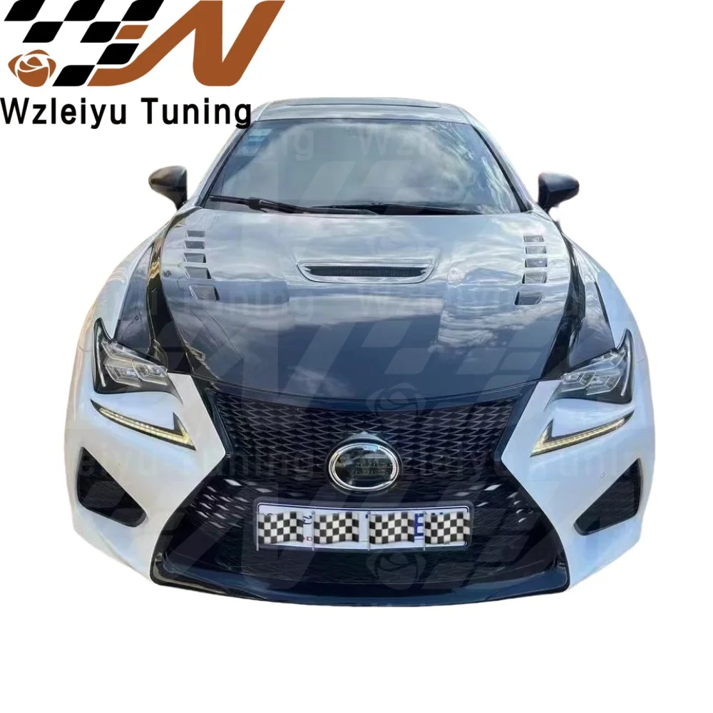 Новый стиль передний капот из углеродного волокна подходит для Lexus RCF 15-24