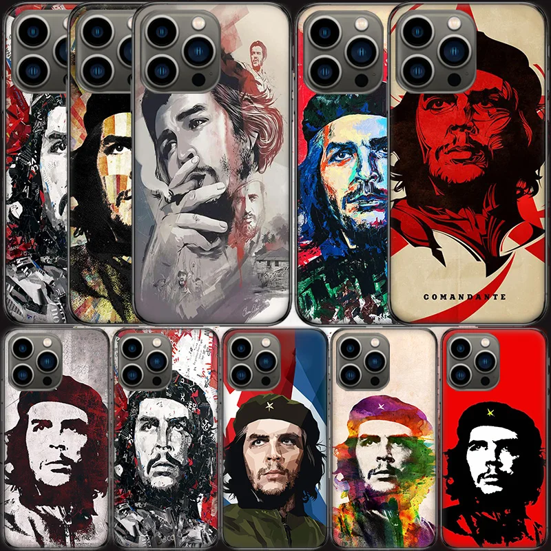 

Che-Guevara Phone Case For Apple Iphone 13 12 Mini 11 14 Pro Max Cover SE 2020 X XS XR 8 7 6 6S Plus 5 5S Shell Coque Luxury Cas