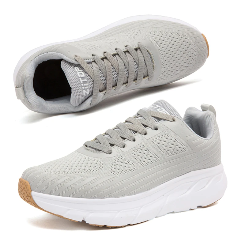 

Fashion Men Shoes Men Jogging Shoes Man Sports Sneakers Outdoor Walking Footwear Breathable Thick Sole Tenis Masculino Zapatos