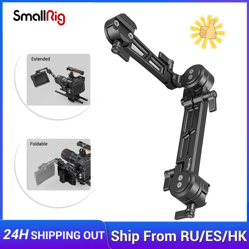 

Регулируемое крепление SmallRig EVF с зажимом NATO, быстрая Разборка и сборка, нагрузка 1,5 кг, поддержка монитора, крепление для монитора MD3507