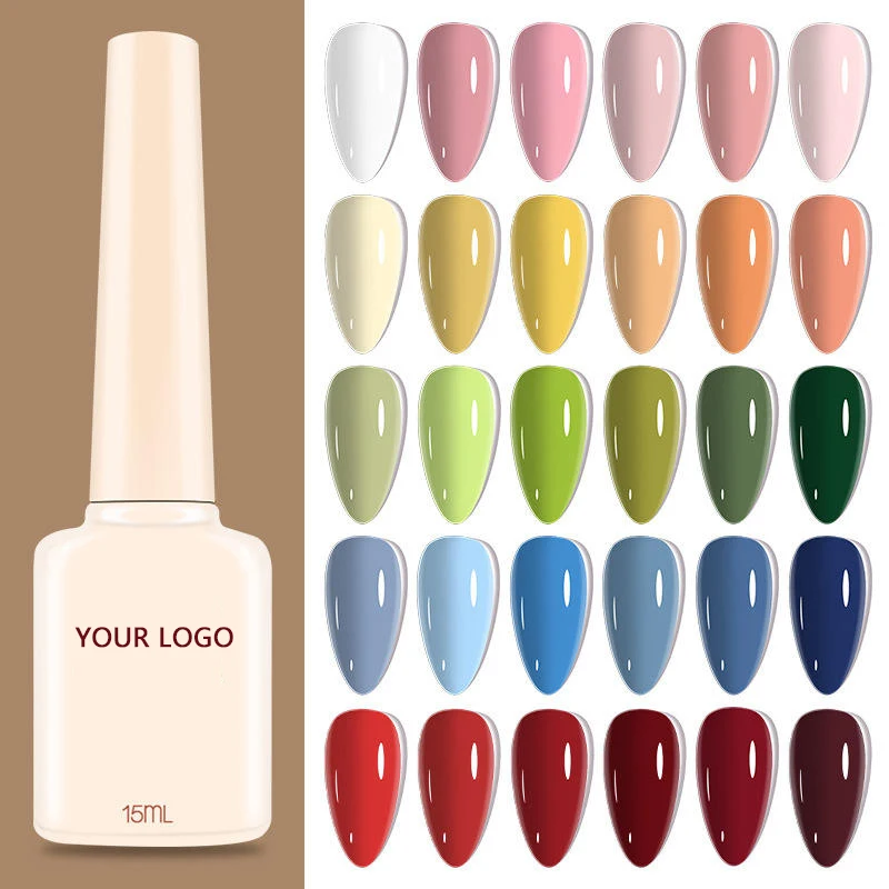 New 60 colors 15ML light therapy nail polish glue nail store special color glue nail polish wholesale Full set DN05