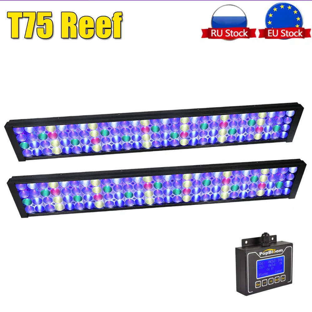 

2 шт., светодиодная лампа полного спектра для аквариума, 150-200 см аквриумный светилники, светильник для аквариума, аквариумные аксессуары