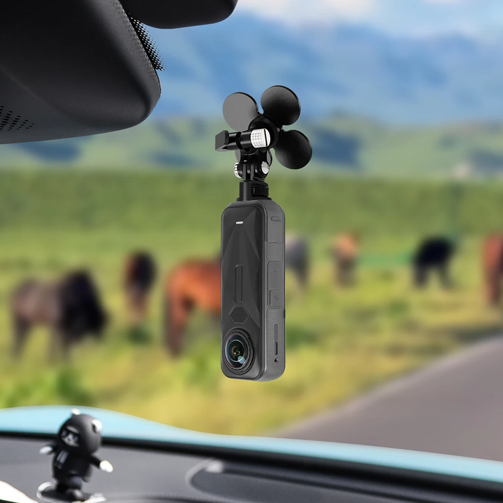 Фото Для Gopro 13 12 11 Insta 360 экшн-камера 17 мм шаровая головка лобовое стекло мотоцикла гибкая клейкая основа наклейка крепление основание шлема №1