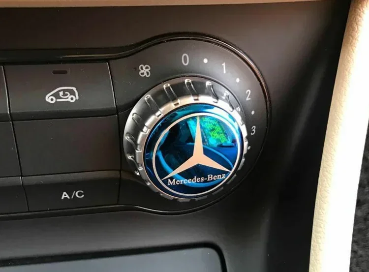 1 шт. наклейка на кнопку переключения кондиционера автомобиля для украшения