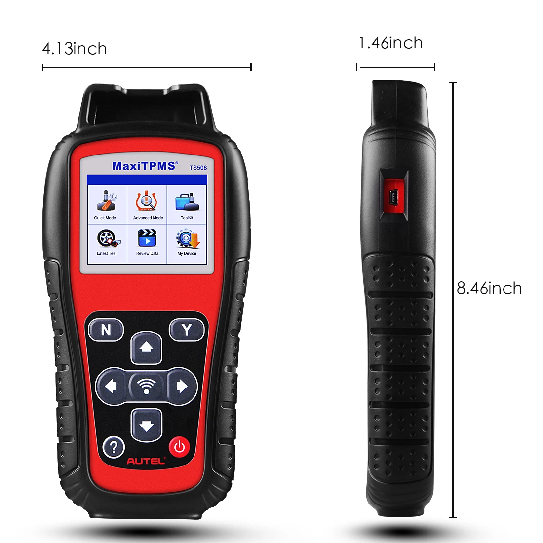 

Autel MaxiTPMS TS508 TPMS diagnostic tool TS508 Pre TPMS scanners All Season Tires Summer Tyre Replacement with 315mhz Sensors