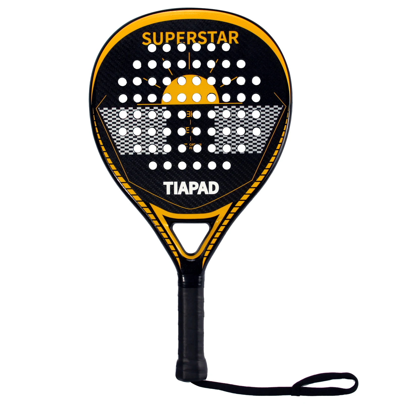 

Padel Racket 3K/12K Graphite Carbon Fiber Surface with EVA Memory Flex Foam Core POP Tennis Raquete Lightweight Paddle