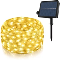 solar led light outdoor 8 modes ip67 waterproof garland for garden patio yard trees decorations 150m garland new year 2023