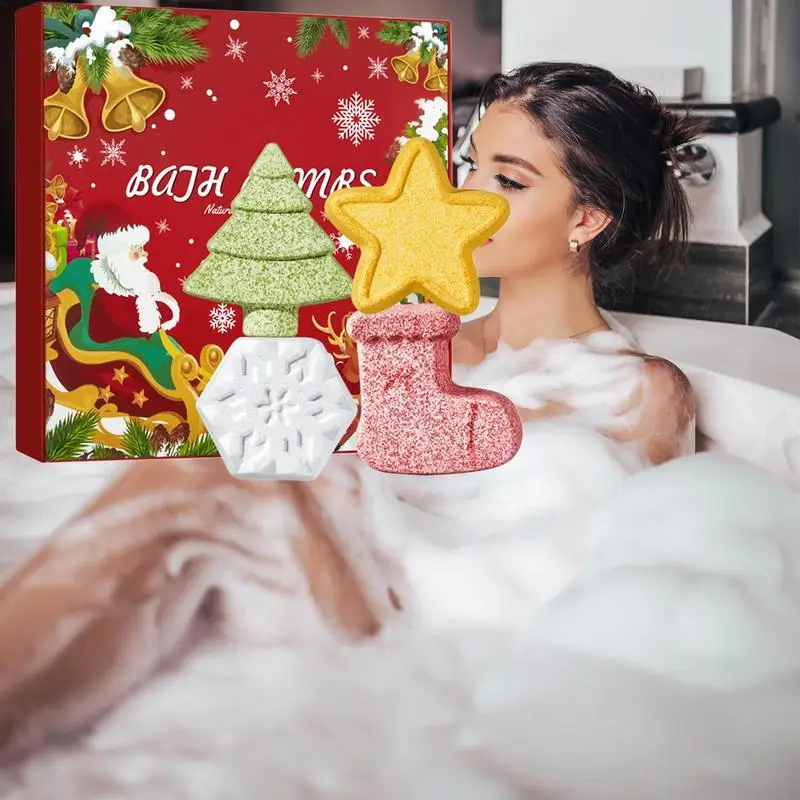 Рождественский шар для ванны Детский рождественский Чистое мыло тела