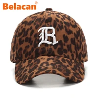 unisex leopard print baseball cap hip hop cap womens spring autumn personality hat adjustable sun protection cap for men gorras