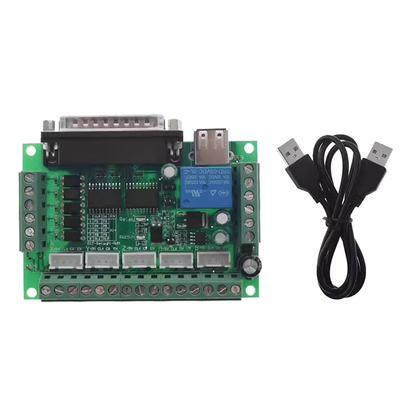 Гравировальный станок MACH3 5-осевая CNC плата с оптическим соединителем для