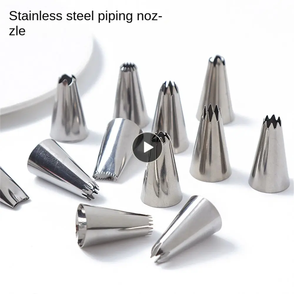 

Кондитерский наконечник из нержавеющей стали, рабочая насадка не ржавеет долго, насадка для труб из нержавеющей стали