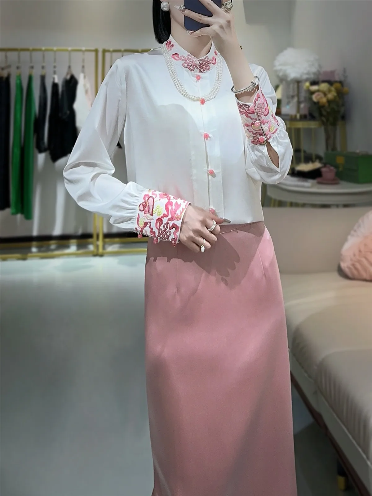 Высококачественная ацетатная рубашка для весны и лета новинка свободная Мягкая