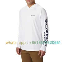 columbia mens upf 50 sun protection hoodie shirt long sleeve spf fishing outdoor uv shirt hiking lightweight