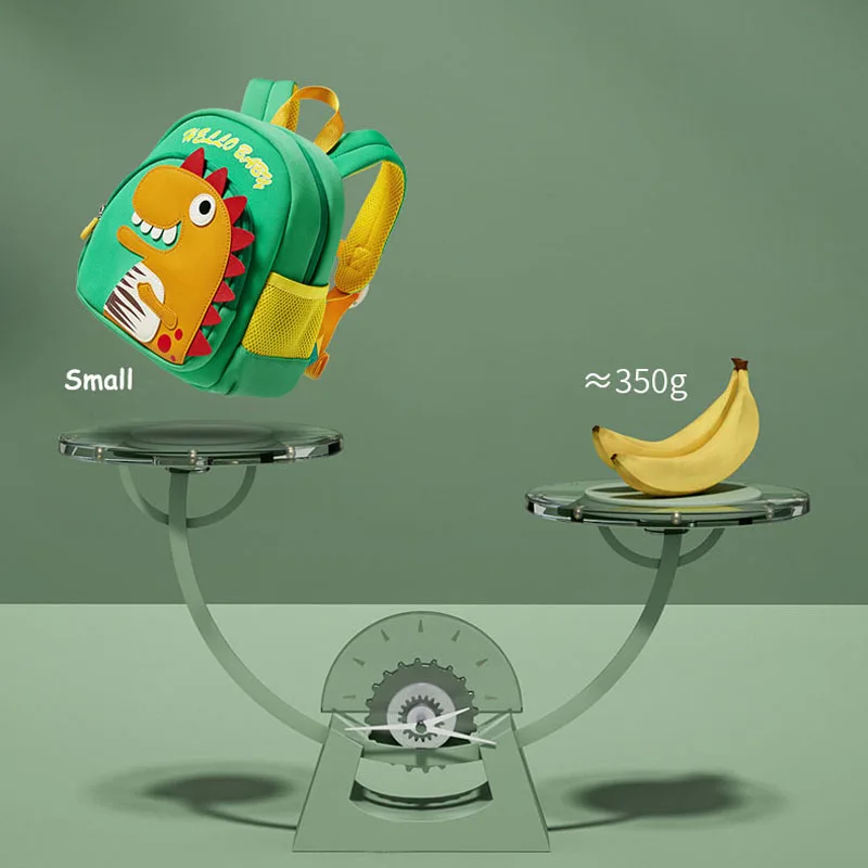 MRLD Kindergarten Bookbags Boys and Girls 1-3-6 Years Old Dinosaur Backpack Cute Baby Children's Waterproof Schoolbag