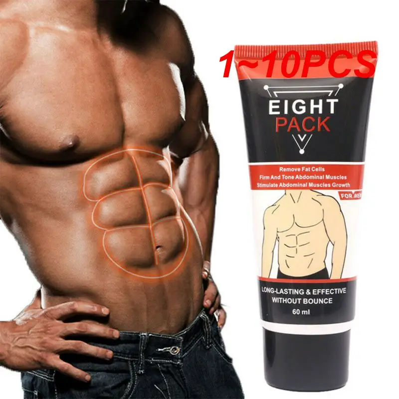 

1~10PCS Men's Abs Cream Strong Abdominal Muscle Cream Intense Muscle Firming Fat Burning Weight Loss Cream Men's Skin Care TSLM1