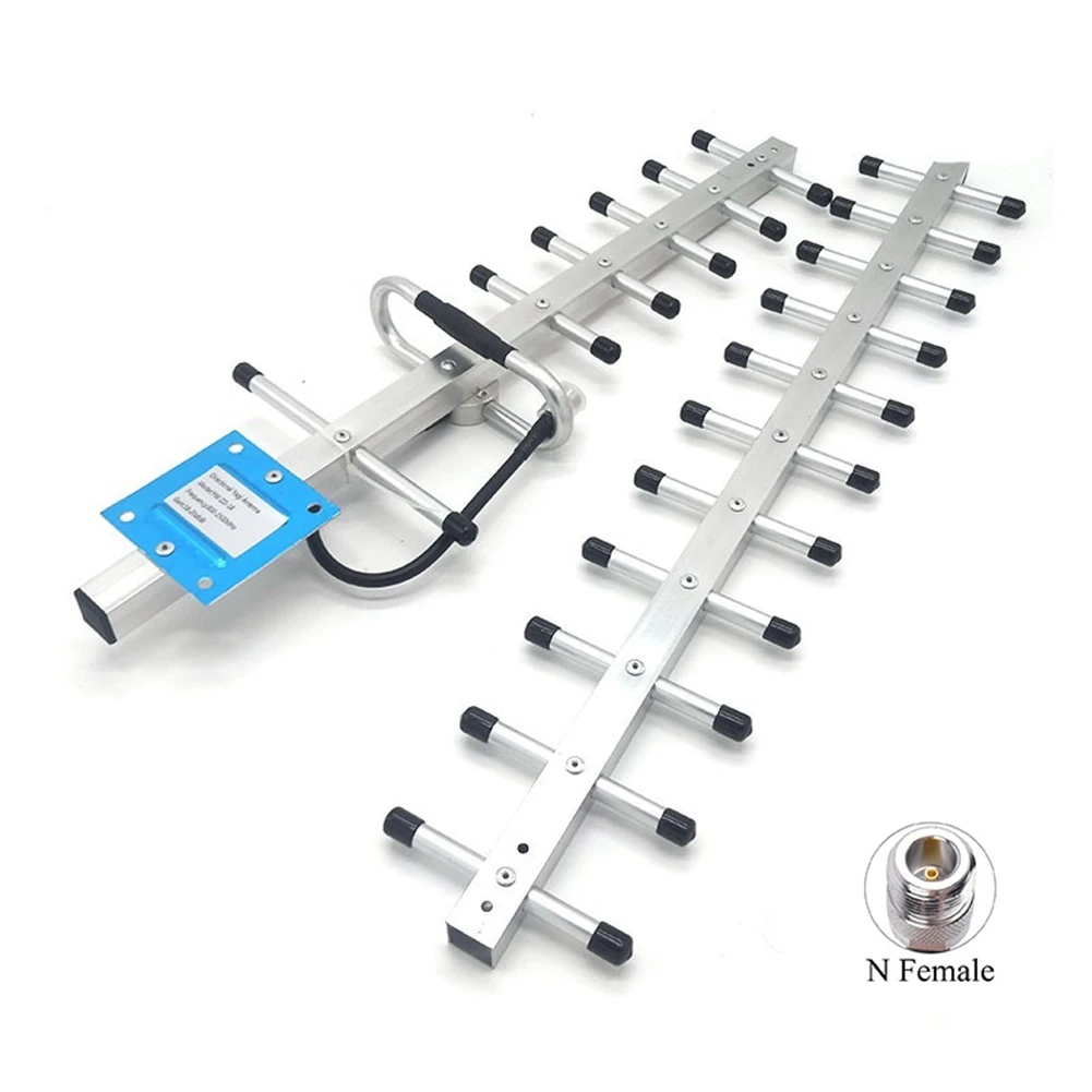 Антенна 20 дБи 2G/3G/4G LTE Yagi 800-2700 МГц N Женская внешняя антенна для мобильного