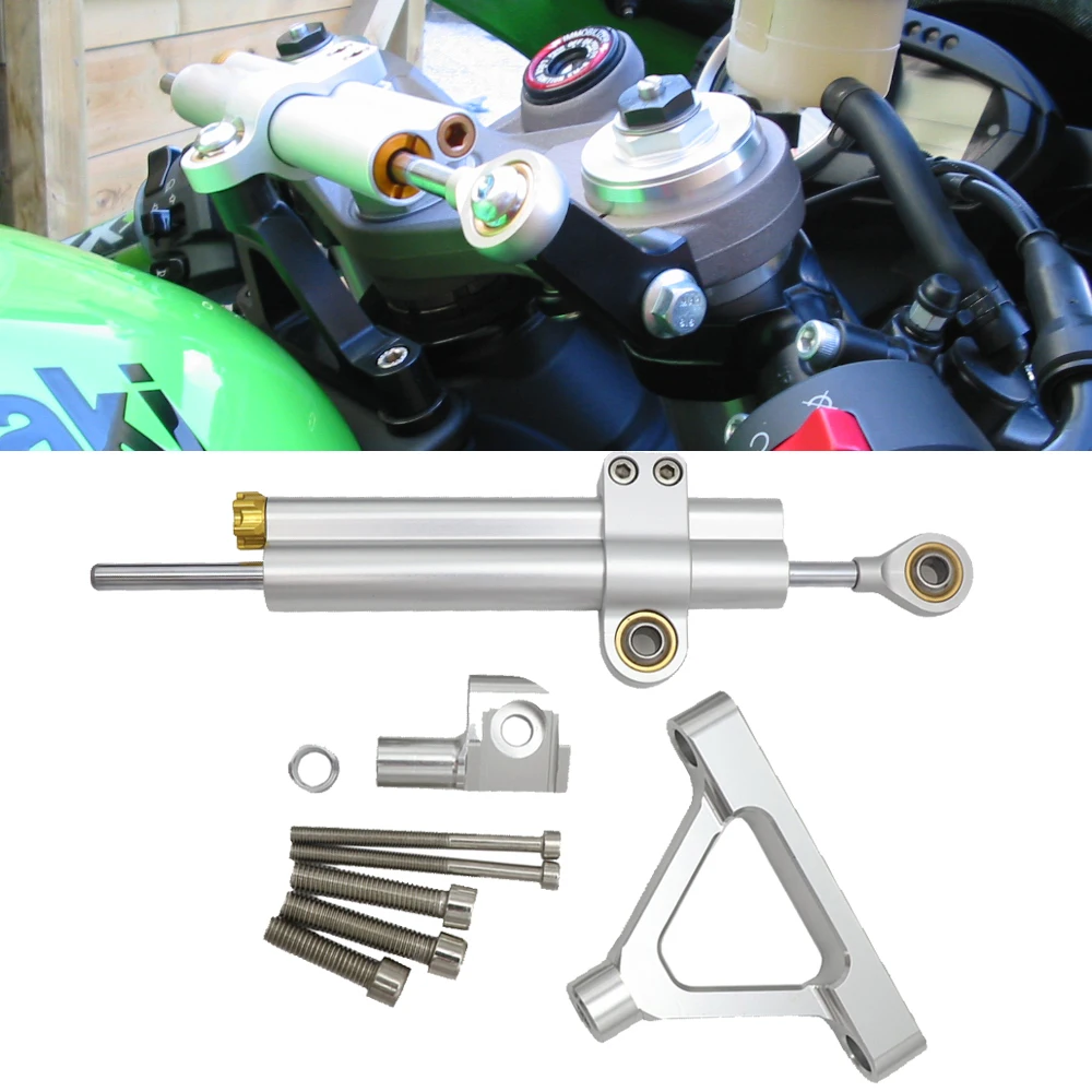 Аксессуары для мотоциклов кронштейн рулевого демпфера KAWASAKI ZX6R ZX-6R ZX 6R zx6r