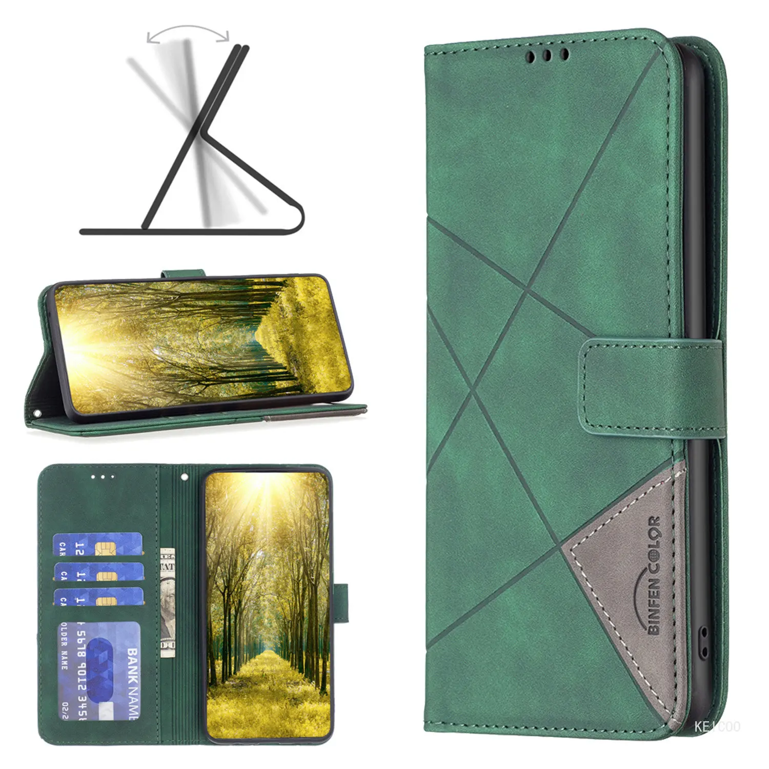 

Prismatic Leather Cover for Motorola Moto Edge 40 X40 Pro Edge40 MotoX40 5G XT2301-5 Case Card Slot Stand Holder Phone Shell