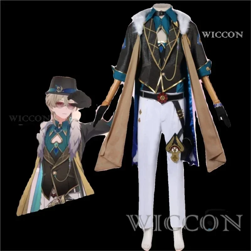 Honkai Star Rail Авантюрин Косплей Костюм Парик Игровая Униформа Топаз Колеги Interastral Peace