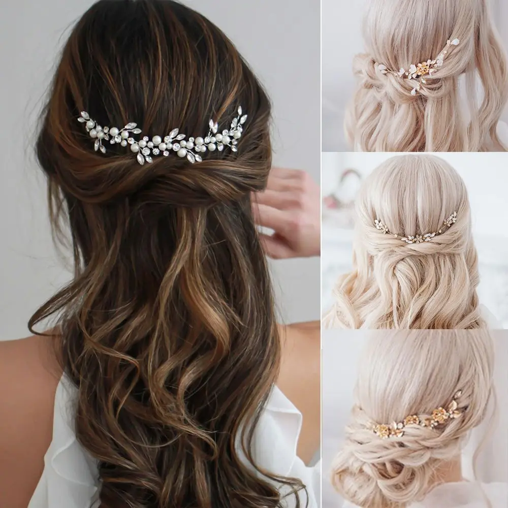 

Head Wear Handmade Hair Ornament Decoration Bridal Hairpin Crystal Headband Hair Pins Tiara Jewelry