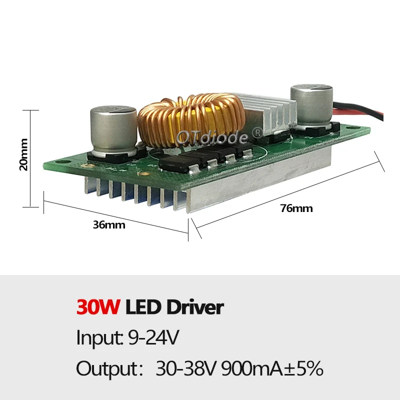 

Драйвер светодиодный OTdiode 10-50Вт DC12-24V