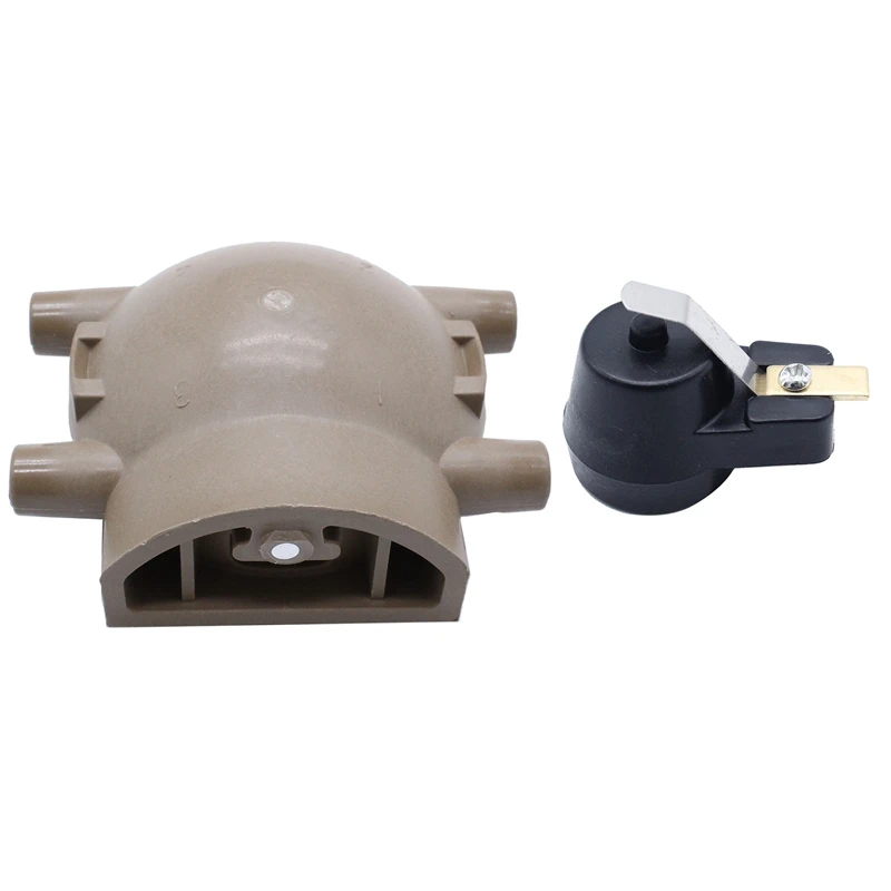 

Terminal Ignition Distributor Cap and Rotor Kit for Ford 4 Cylinder Front Mount Distributor Trucks and Tractors 2N 8N