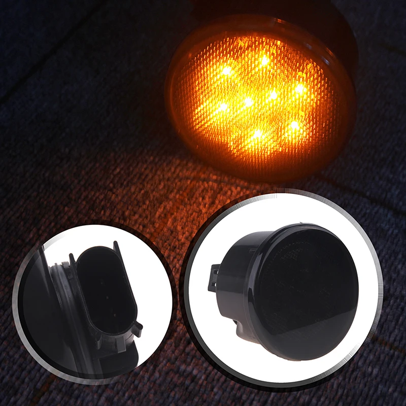 Противотуманные фары в сборе дневные ходовые огни дымчатые линзы подходят для Jeep