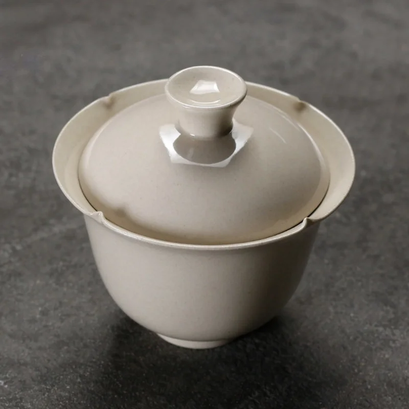 

Креативный чайный сервиз Gaiwan с подшипником для кастрюль Gongfu Чайный сервиз ручной работы с цветком сливы художественный чайный сервиз Ретро...