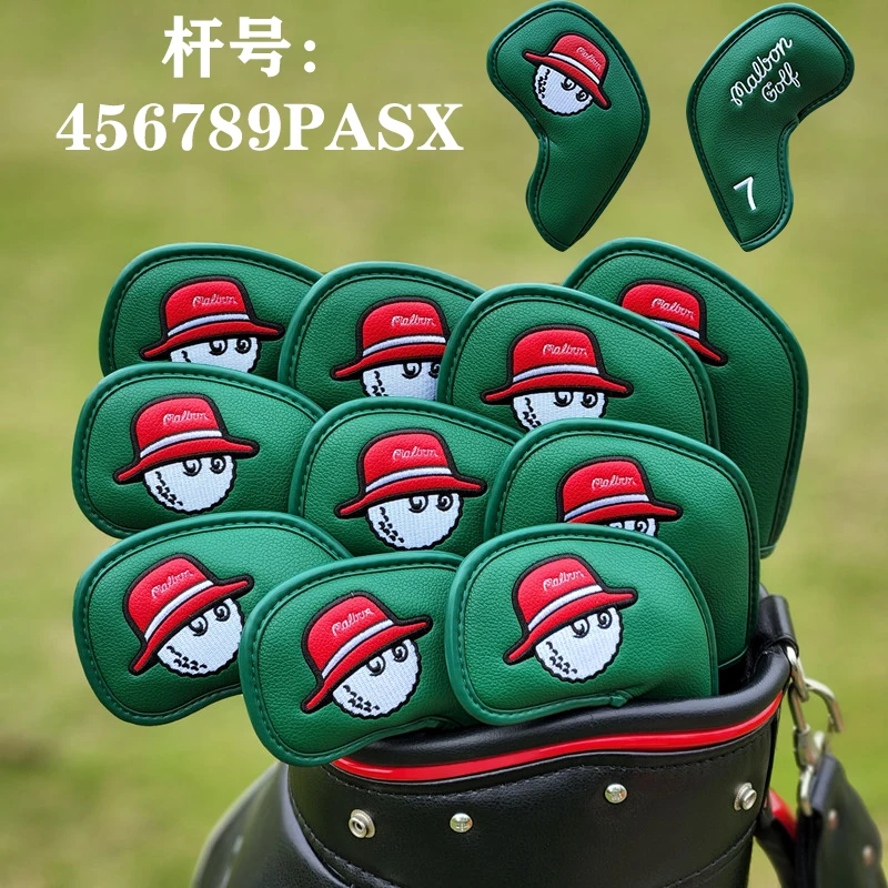 Golf Club Magnet Closed Head Cover Korean Brand #1 #3 #5 UT Wood Set # 7 Iron Driver Fairway Woods Cover Putter Head Cover