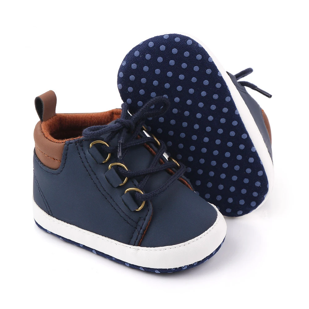 

Baby Shoes Boy Newborn Infant Toddler Casual Comfor Cotton Sole Anti-slip PU Leather First Walkers Crawl Crib Moccasins Shoes