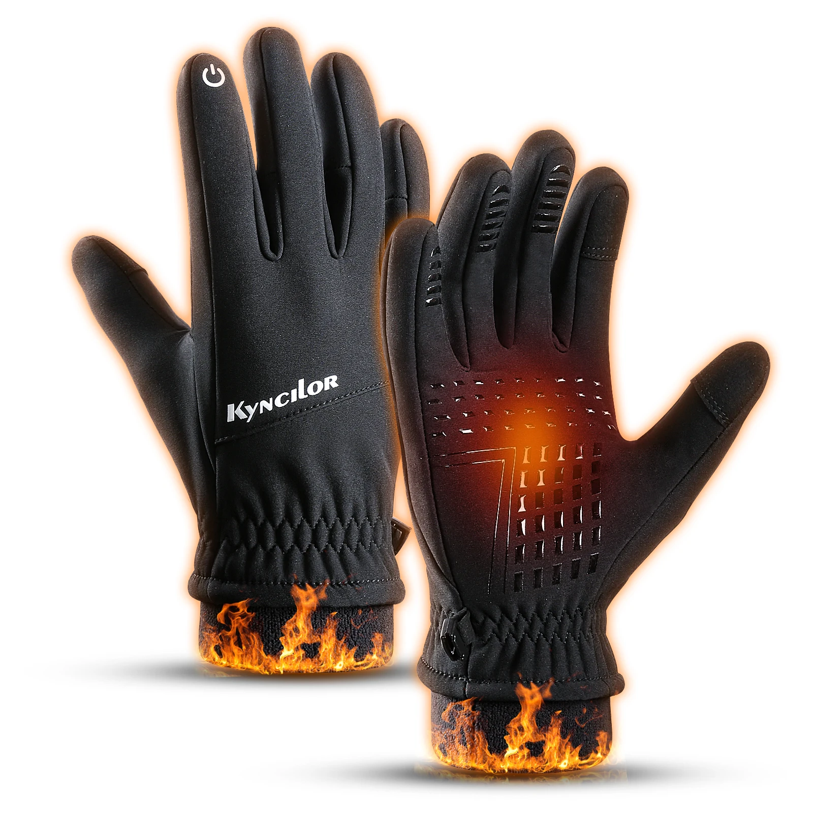 

Зимние перчатки с сенсорным экраном для активного отдыха, ветрозащитные перчатки для бега, водонепроницаемые теплые перчатки для езды на велосипеде, вождения, пешего туризма