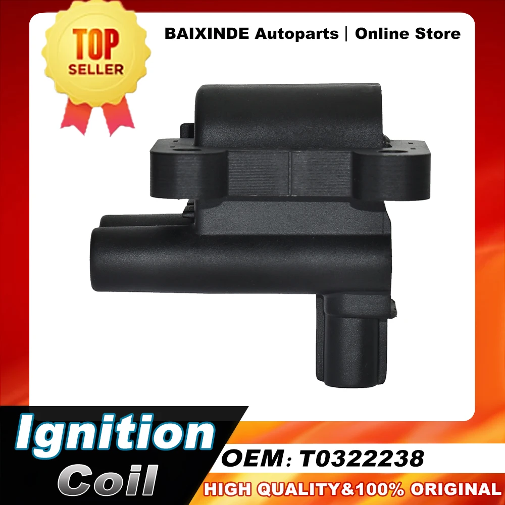 

OEM T 0322237 & Т 0322238 Катушка зажигания для SUBARU SAMBAR TV1 2008 22433-KA581 22433KA581 22433-KA560 22433KA560
