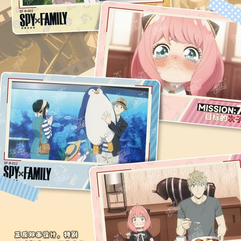 Фото KAYOU натуральная карта SPY×FAMILY, школьный пакет специального назначения, Anya Forger Yor Twilight, коллекционная аниме-карта, игрушка в подарок, оригинальная коробка №5