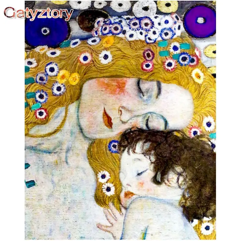 

GATYZTORY Figure Frame Oil Painting By Numbers Drawing On Canvas 60x75cm Decorative Paintings DIY Original Gifts Coloring Number