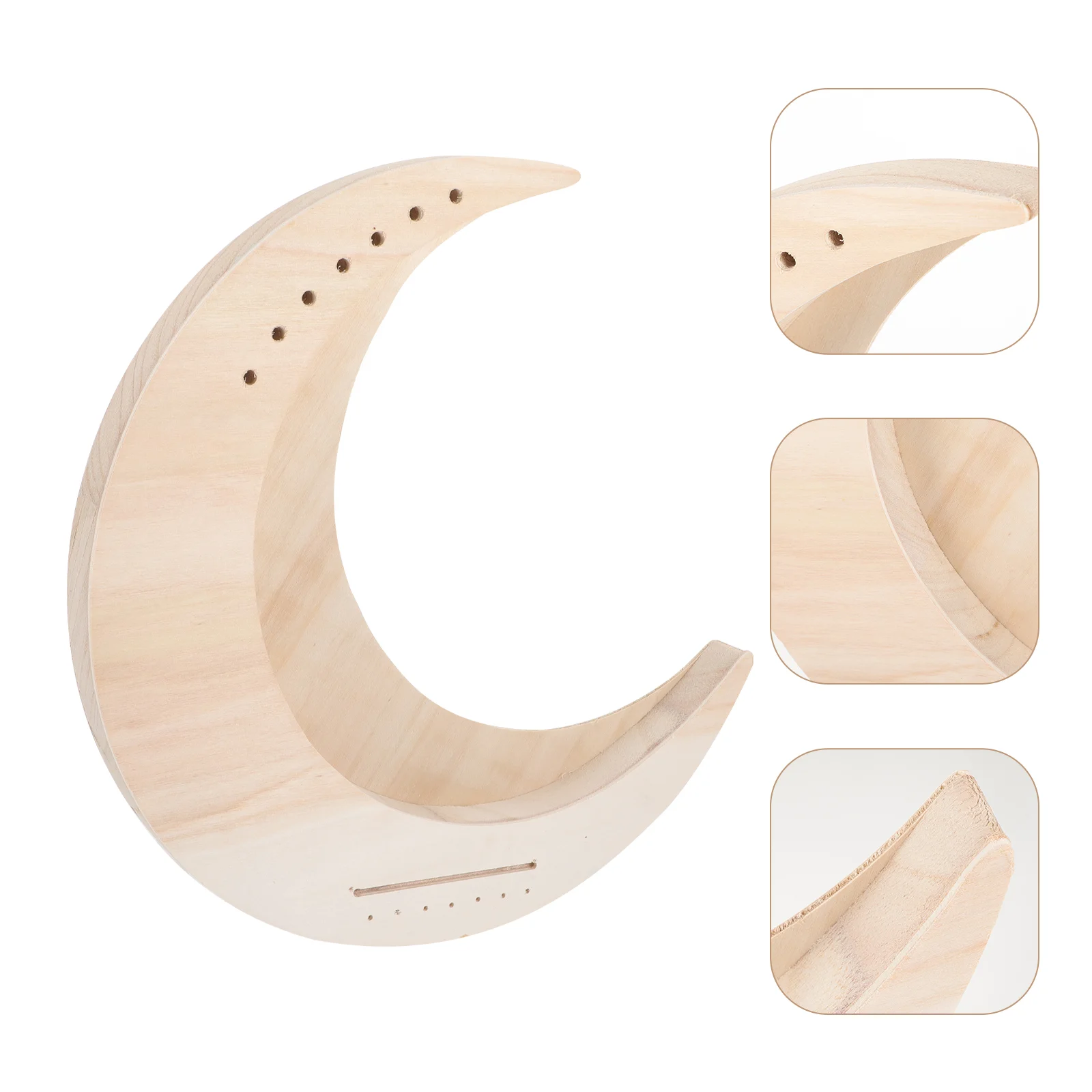 

Lyre Harp Moon Shaped Harp Instrument Wood Body 7-string Musical Instrument