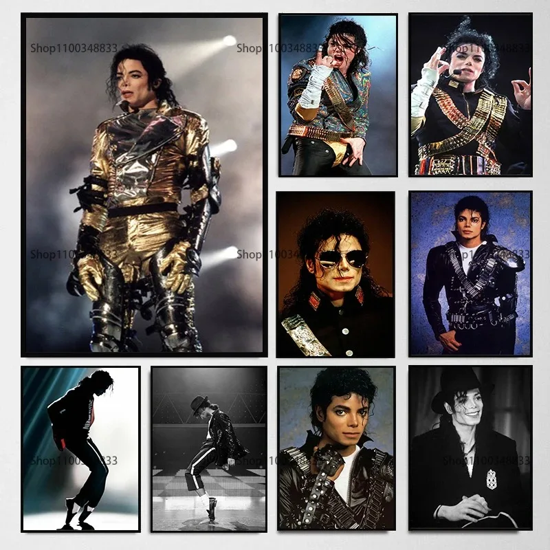 Майкл Джексон триллер серии произведения искусства холст с принтом без рамы в