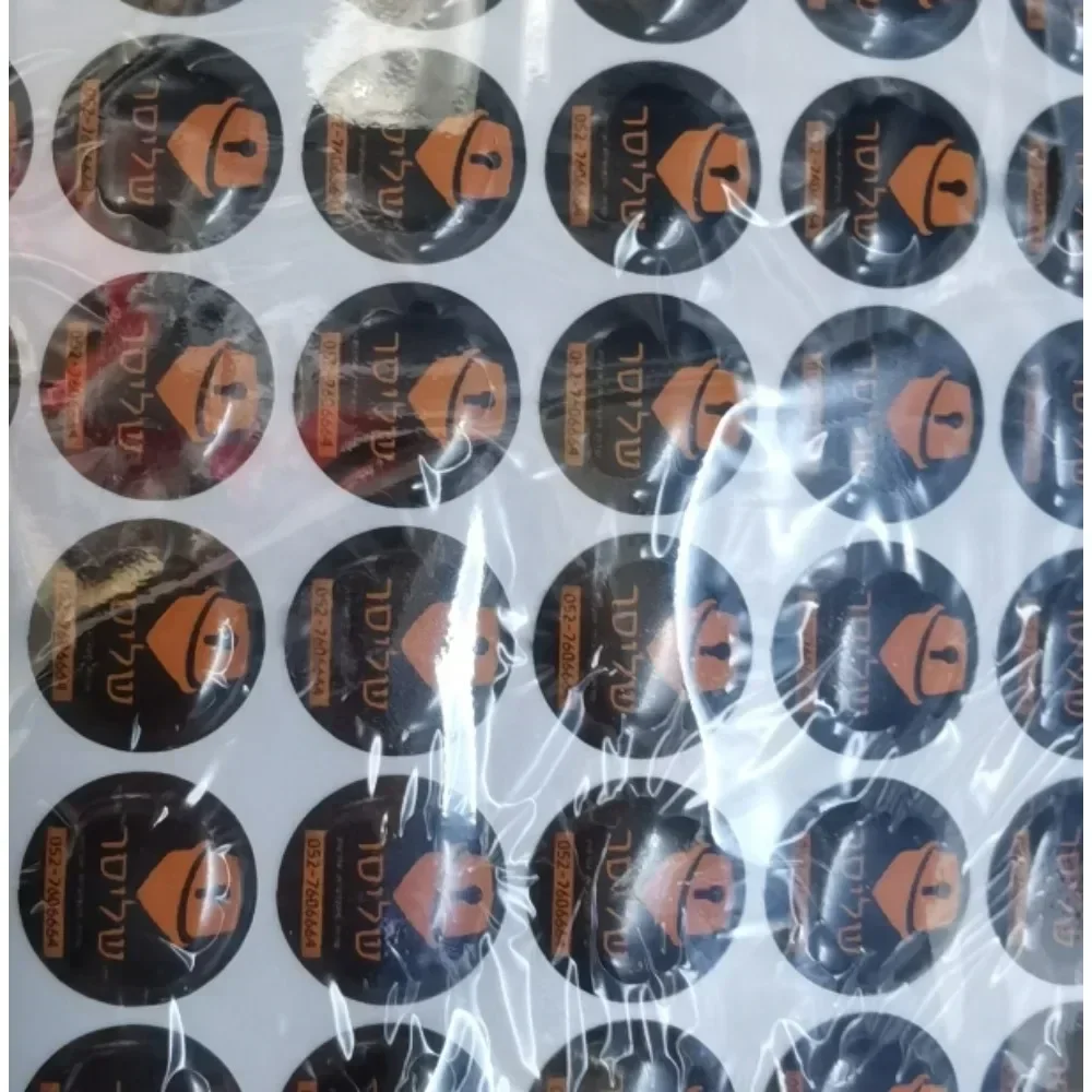 13 мм индивидуальная эпоксидная круглая наклейка для самостоятельной сборки