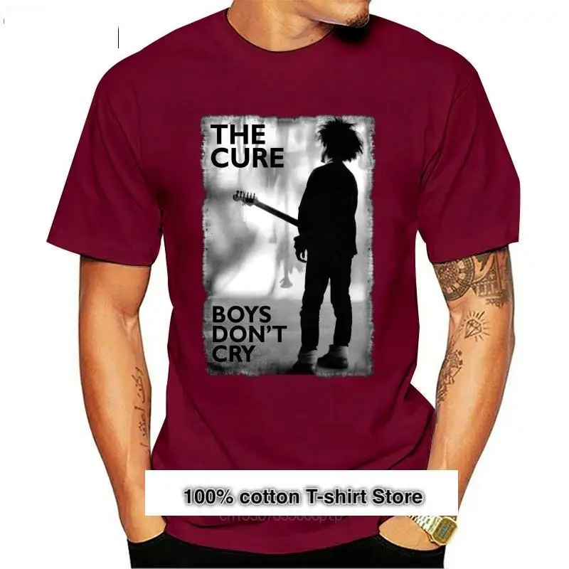 

Camiseta The Cure-Boys Don't Cry 100% oficial, clásica, nueva ola, Punk, gótica, 100% algodón, descuento