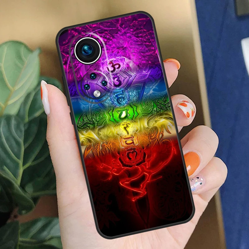 Чехол Mandala Chakra Yoga для Honor Magic 7 Pro 5 6 Lite X9a X8a X8 X9 X8b X9c X9b 50 70 90 200 Cover