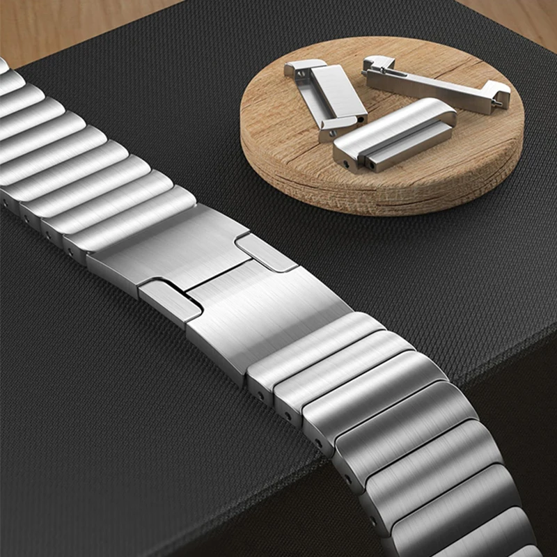 22mm Watch Strap For Samsung Galaxy Watch 3 gear S3 Metal Watch Strap Bracelet For Huawei Watch GT2 Pro Amazfit GTR 2e GT2e GTR3