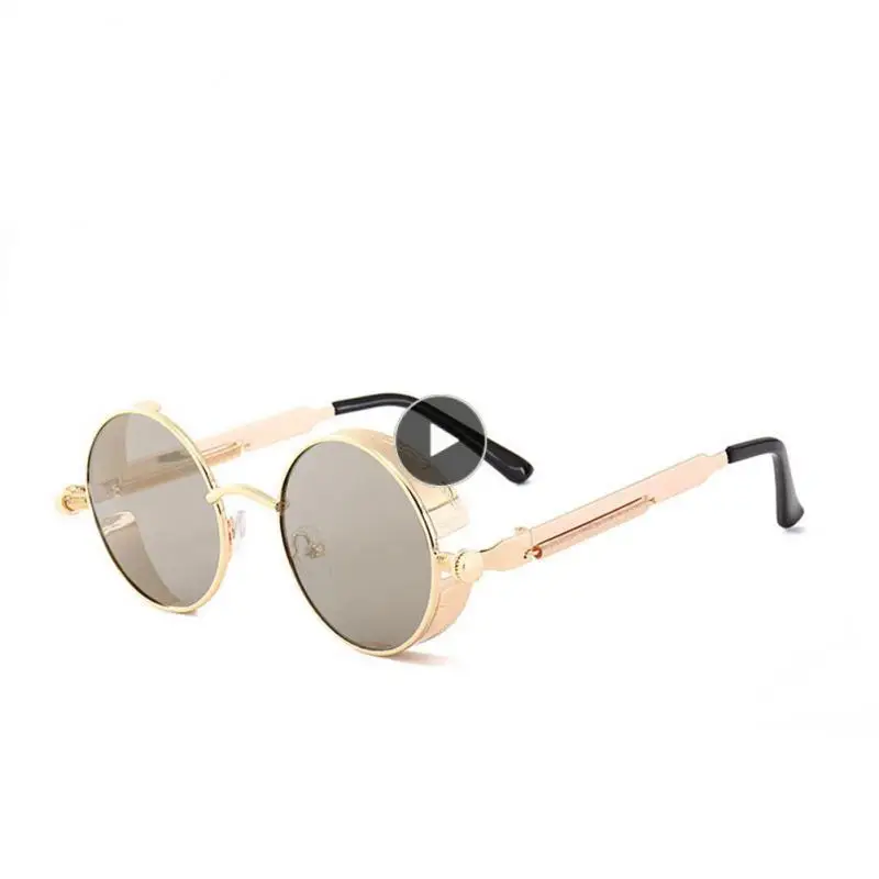 

Bike Sunglasses Versatile Round Punk Style Round Glasses High-quality Silicone Nose Pad Biking Safety Glasses Sunglasses