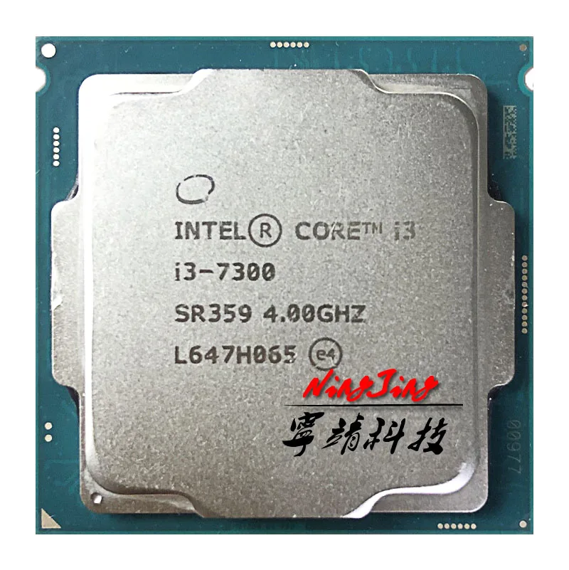

Процессор Intel Core i3-7300 i3 7300 4,0 ГГц двухъядерный четырехпоточный, 4 Мб, 51 Вт, LGA 1151