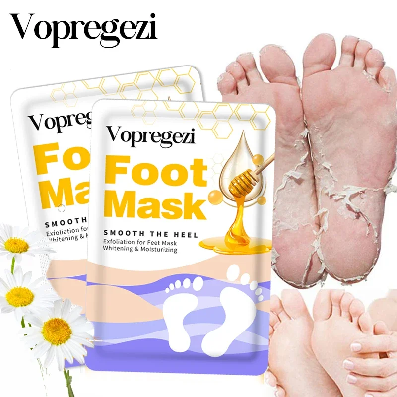 

Anti-Drying Crack Foot Mask Heel Cracked Repairs Exfoliating Calluses Soft Smooth Moisturizing Whitening Dead Skin Removal Care