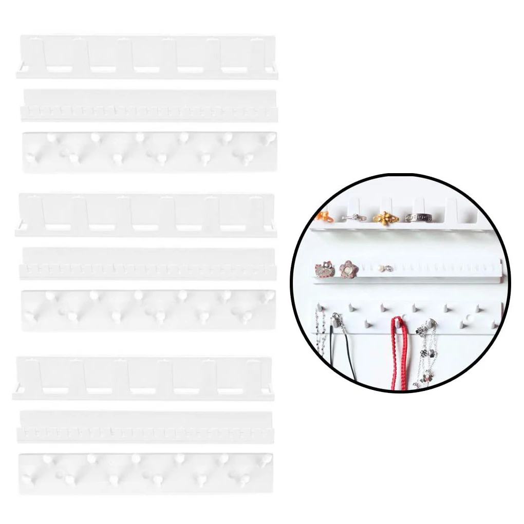 

9 шт., настенный пластиковый держатель для ожерелья