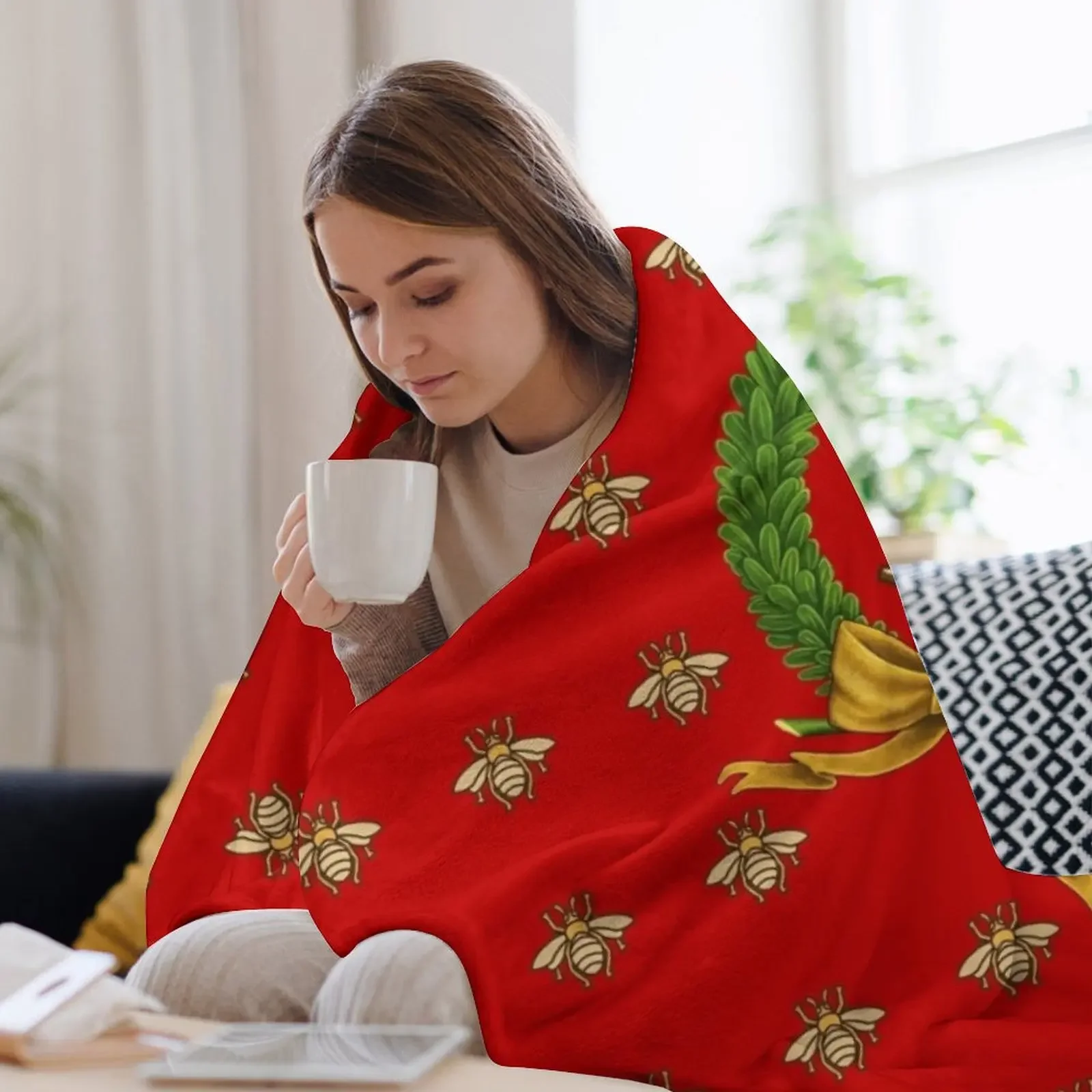 Одеяло Lɾmpereur Napoleon Tribute роскошное брендовое теплое зимнее мягкое большое одеяло