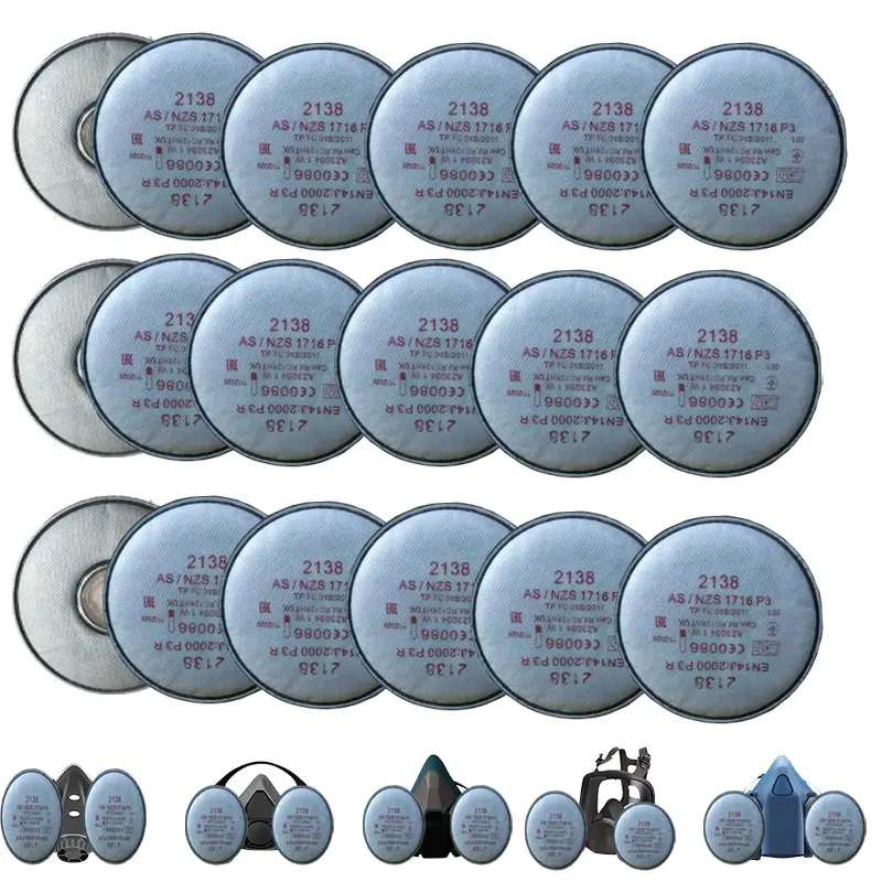 2138 P3 R Фильтр твердых частиц с уровнем наклона для респиратора серии 3 м 6800 7502 6200
